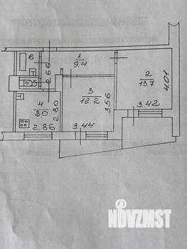 2-к квартира, вторичка, 47м2, 5/9 этаж