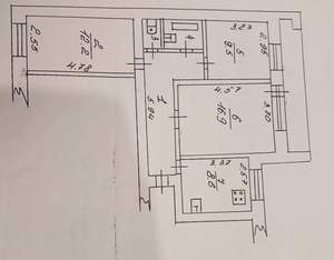 3-к квартира, вторичка, 61м2, 8/10 этаж