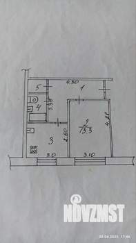 1-к квартира, вторичка, 36м2, 2/5 этаж