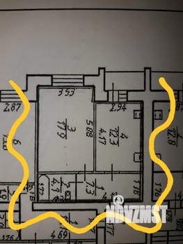 1-к квартира, вторичка, 42м2, 9/9 этаж