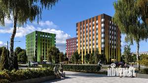 2-к квартира, строящийся дом, 52м2, 7/9 этаж