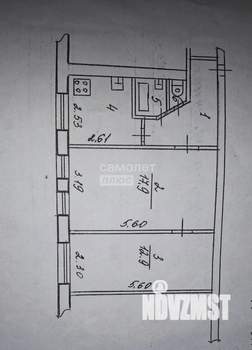 2-к квартира, вторичка, 46м2, 1/3 этаж