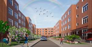 1-к квартира, вторичка, 53м2, 1/4 этаж