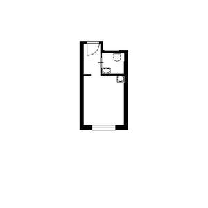 1-к квартира, вторичка, 25м2, 1/5 этаж
