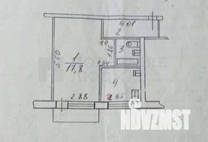 1-к квартира, вторичка, 32м2, 2/5 этаж