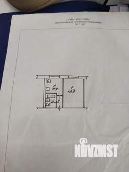 1-к квартира, вторичка, 23м2, 5/5 этаж